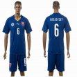 2015-2016 Slovakia team HROSOVSKY #6 soccer jersey blue away