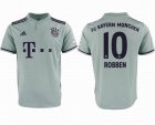 2018-2019 Bayern Munich #10 ROBBEN thailand version gray soccer jersey away