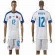 2015-2016 Slovakia team NOVOTA #12 soccer jersey white home