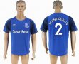 2017-2018 Everton FC thailand version #2 SCHNEIDERLIN blue soccer jersey home