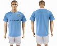 2017-2018 Manchester City skyblue soccer jersey home