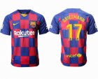 2019-2020 Barcelona thailand version #17 GRIEZMANN red blue soccer uniforms home