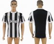 2017-2018 Juventus thailand version white black soccer jersey home