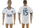 2017-2018 Vancouver Whitecaps #15 LABA Thailand version white soccer jersey home