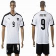 2016 Austria Team OKOTIE #9 white soccer jersey away