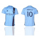 2019-2020 New York City #10 MORALEZ thailand version blue soccer jerseys home