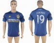 2017-2018 Los Angeles Galaxy #19 JUNINHO Thailand version blue soccer jersey away