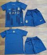 2023-2024 Al Nassr club blue kid soccer jerseys away