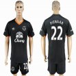 2016-2017 Everton FC club PIENAAR #22 black soccer jersey away