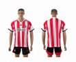 2013-2014 Sunderland club red white soccer jersey away