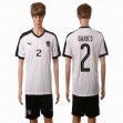 2016 Austria Team GARICS #2 white soccer jersey away