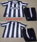 2023-2024 Newcastle United club black white kid soccer jerseys home