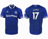 2018-2019 Everton FC thailand version #17 GANA blue soccer jersey home