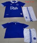 2023-2024 Everton club blue white kid soccer jerseys home