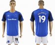 2017-2018 Everton FC #19 VALENCIA blue soccer jersey home
