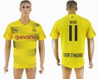 2017-2018 Dortmund thailand version #11 REUS yellow soccer jersey home