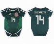 2018 World cup Mexico #14 CHICHARITO green soccer baby clothes home