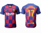 2019-2020 Barcelona thailand version #17 GRIEZMANN red blue soccer uniforms home