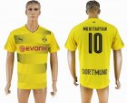 2017-2018 Dortmund thailand version #10 MKHITARYAN yellow soccer jersey home