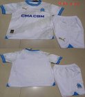 2023-2024 Marseille club white kid soccer jerseys home