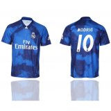 2019-2020 Real Madrid #10 MODRIC thailand version souvenir edition blue soccer jersey