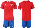 2018 Costa rica world cup red blue soccer jerseys home