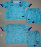 2023-2024 Barcelona club skyblue soccer jerseys away