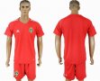 2018 World cup Swedish red goalkeeper soccer jersey