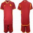 2023-2024 Roma club red soccer jerseys home