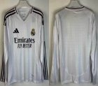 2024-2025 Real Madrid club thailand version white long sleeves soccer jerseys home