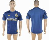 2017-2018 Los Angeles Galaxy Thailand version blue soccer jersey away