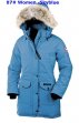 Women Canada Goose Down Chilliwack Bomber Hooded Warm Coat Fur Windbreaker parka 07-skyblue