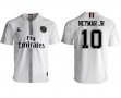 2018-2019 Paris saint germain Jordan #10 NEYMAR JR thailand version white soccer jersey away