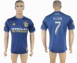 2017-2018 Los Angeles Galaxy #7 KEANE Thailand version blue soccer jersey away