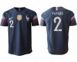 2018-2019 France thailand version #2 PAVARD blue soccer jersey with FIFA patch