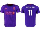 2018-2019 Liverpool Thailand version #11 M.SALAH purple soccer jerseys away