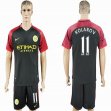 2016-2017 Manchester City Club KOLAROV #11 black soccer jersey away