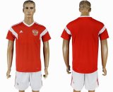 2018 World cup Russia red soccer jersey home