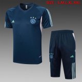 2023-2024 Ajax club white blue soccer Training clothes D883