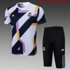 2023-2024 Real Madrid club white black soccer Training clothes D907