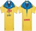 2021-2022 Napoli club thailand version yellow soccer jersey-GD