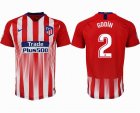 2018-2019 Atletico Madrid thailand version #2 GODIN red soccer jersey home