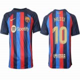 2022-2023 Barcelona club thailand version #10 MESSI red blue soccer jerseys home-HQ