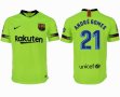 2018-2019 Barcelona thailand version #21 ANDRE GOMES green soccer jersey away