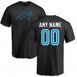 Professional customized black Carolina Panthers T-Shirts