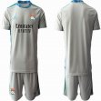 2020-2021 Olympique Lyonnais gray goalkeeper soccer jerseys
