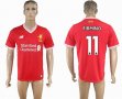 2017-2018 Liverpool Thailand version #11 FIRMINO red soccer jersey home