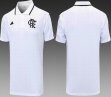 2023-2024 Flamenco club white polo soccer shirts C996