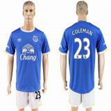 2016-2017 Everton FC club COLEMAN #23 blue soccer jersey home