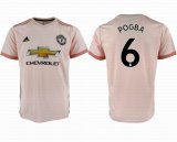 2018-2019 Manchester United Club #6 POGBA thailand version pink soccer jersey